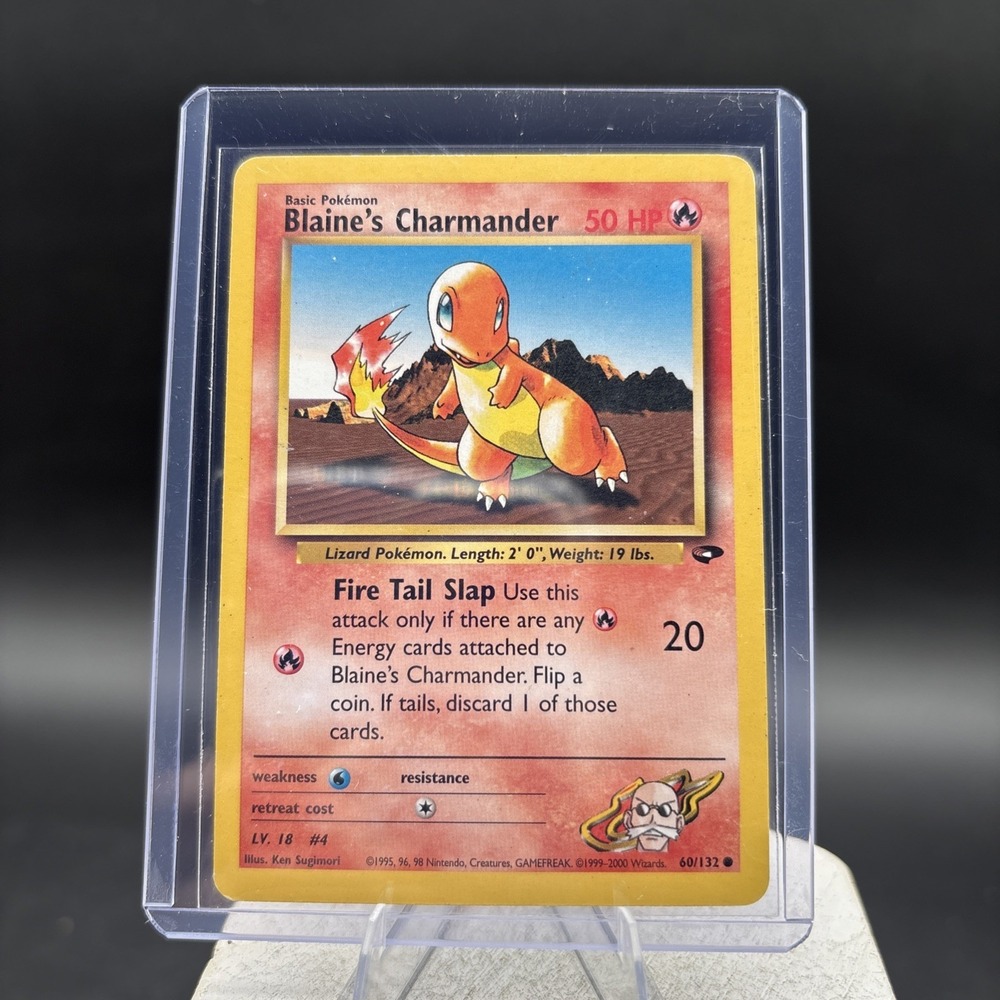 Blaine's Charmander 1st Edition Common Gym Challenge 060/132 MP